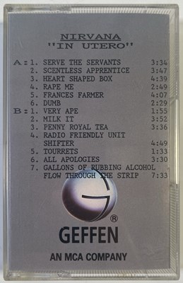 Lot 478 - NIRVANA - IN UTERO (PROMO CASSETTE - GEFFEN)