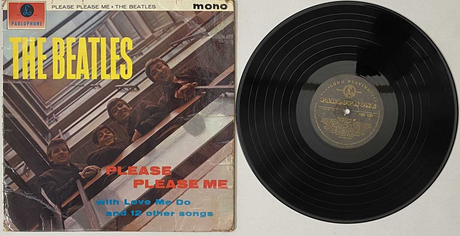 Lot 25 - THE BEATLES - PLEASE PLEASE ME LP (2ND UK BLACK & GOLD MONO COPY - PMC 1202)