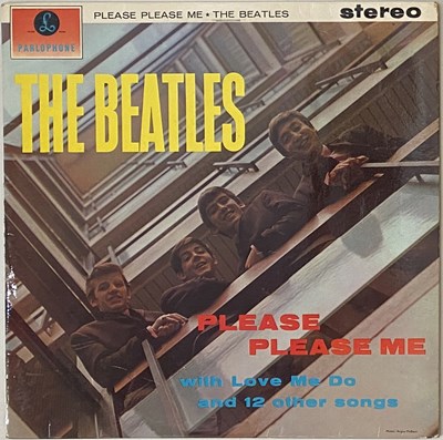 Lot 40 - THE BEATLES - PLEASE PLEASE ME LP (UK STEREO 5TH - PARLOPHONE - PCS 3042)