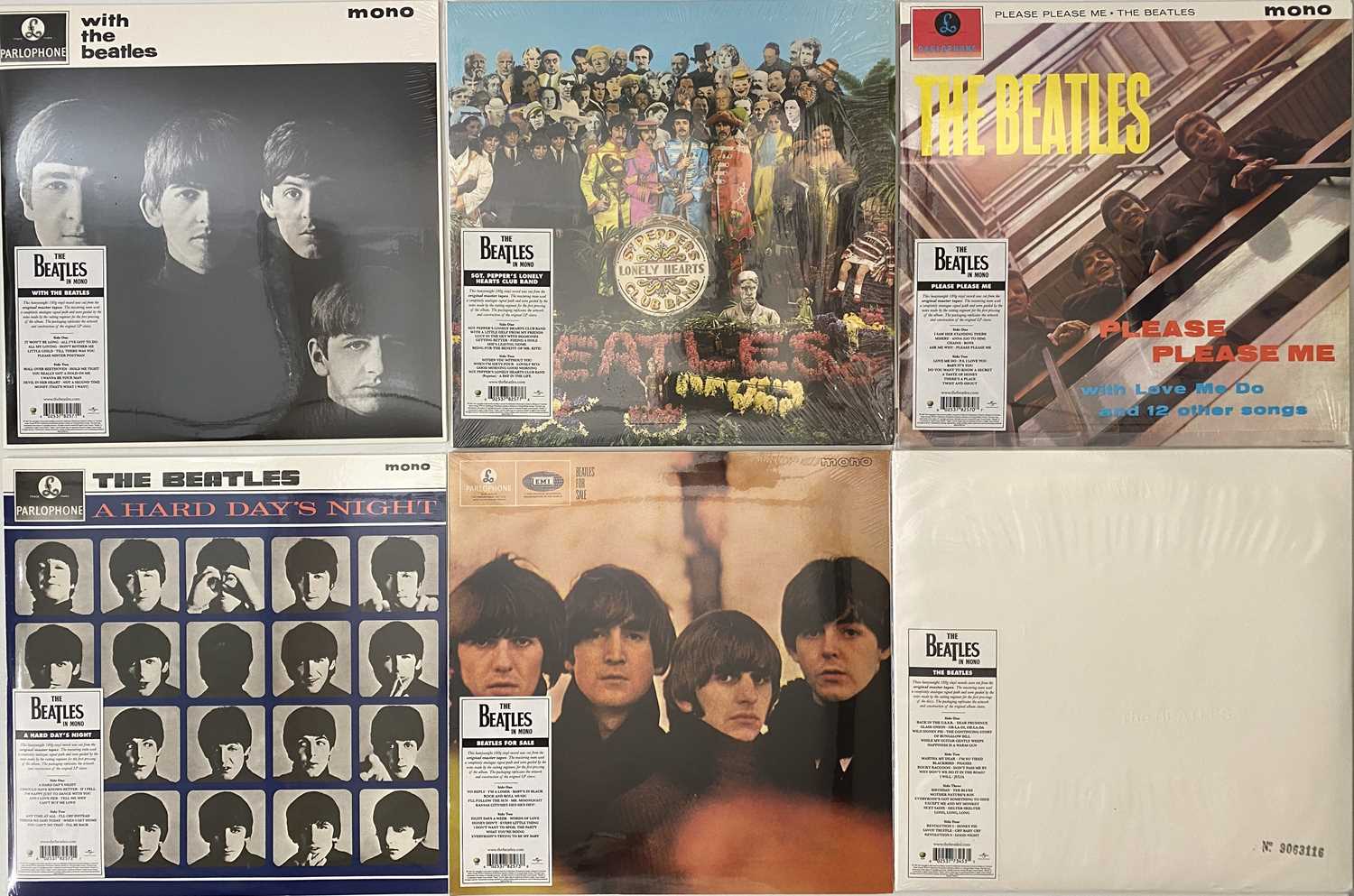 Lot 26 - THE BEATLES - LIMITED EDITION 2014 MONO LP RELEASES