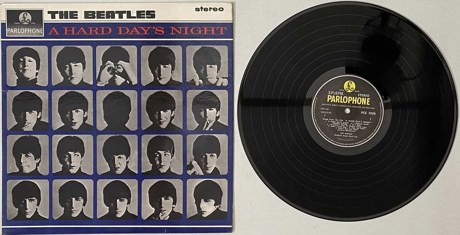 Lot 42 - THE BEATLES - A HARD DAYS NIGHT LP (UK STEREO - PARLOPHONE - PCS 3058)