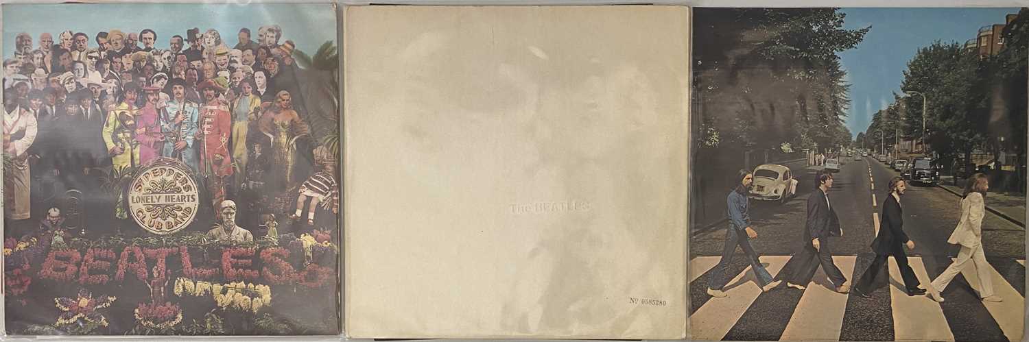 Lot 28 - THE BEATLES - STUDIO ALBUM LPs (EARLY/ORIGINAL UK PRESSINGS)