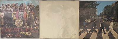 Lot 28 - THE BEATLES - STUDIO ALBUM LPs (EARLY/ORIGINAL UK PRESSINGS)