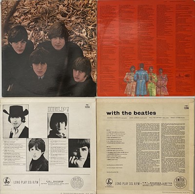 Lot 29 - THE BEATLES - STUDIO ALBUM LPs (STOCK MONO ORIGINALS)