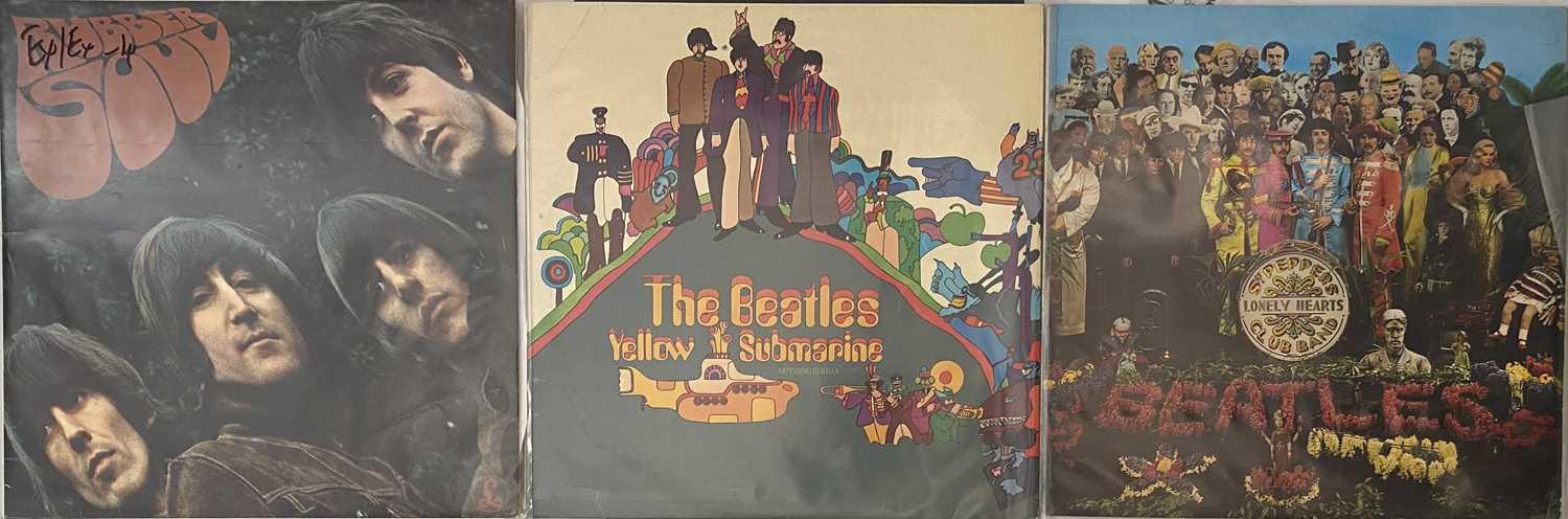 Lot 30 - THE BEATLES - STUDIO ALBUM LPs (EARLY/ORIGINAL UK MONO COPIES)