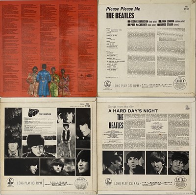 Lot 31 - THE BEATLES - STUDIO ALBUM LPs (EARLY/ORIGINAL UK COPIES)
