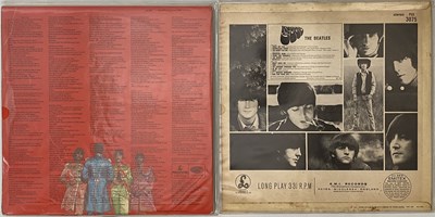Lot 47 - THE BEATLES - RUBBER SOUL/ SGT PEPPERS LP PACK (WIDE SPINE PEPPERS)