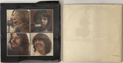 Lot 48 - THE BEATLES - LET IT BE BOX/ WHITE ALBUM LP PACK