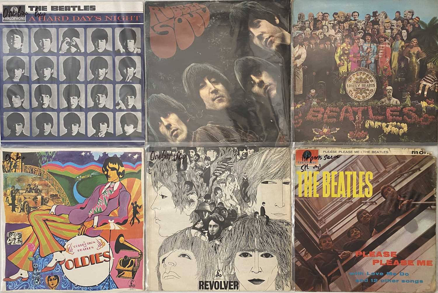 Lot 35 - THE BEATLES - COLLECTABLE UK PRESSING LPs