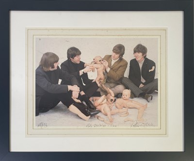 Lot 245 - THE BEATLES - ROBERT WHITAKER - SIGNED ARTIST PROOF PRINT.