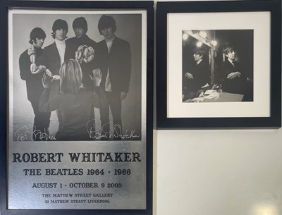Lot 247 - THE BEATLES - ROBERT WHITAKER SIGNED GALLERY PRINT.