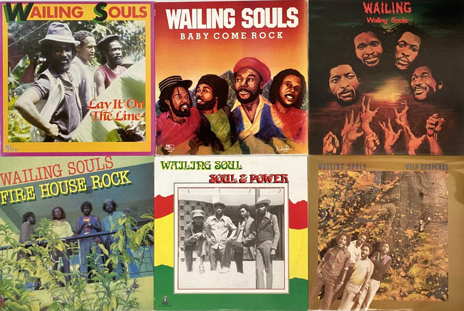 Lot 109 - THE WAILING SOULS - LPs