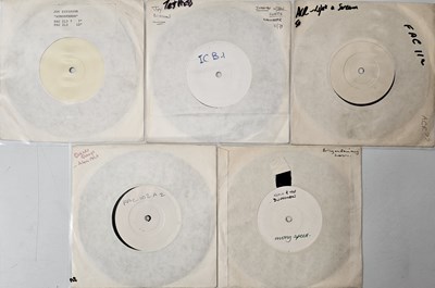 Lot 9 - JOY DIVISION/ FACTORY ARTISTS - 7" WHITE LABELS PACK