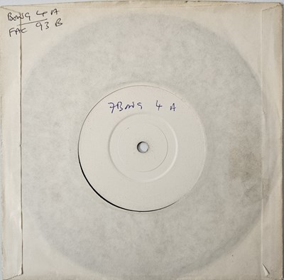 Lot 13 - DEPECHE MODE/ NEW ORDER - LOVE IN ITSELF/ CONFUSION INSTRUMENTAL 7" (WHITE LABEL TEST PRESS - 7 BONG 4/ 7 FAC 93 B)