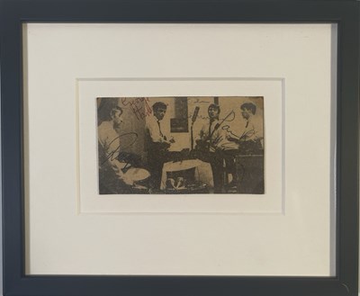Lot 313 - THE BEATLES - FULL SET OF 1963 AUTOGRAPHS.