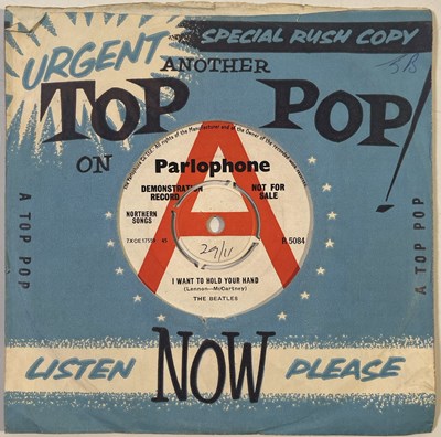 Lot 89 - THE BEATLES - I WANT TO HOLD YOU HAND 7" - ORIGINAL UK DEMO COPY (PARLOPHONE R 5084)