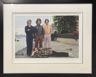 Lot 261 - THE BEATLES - TOM MURRAY SIGNED LIMITED EDITION 'MAD DAY OUT' PRINT.
