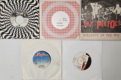Lot 20 - DAMNED/ SEX PISTOLS - 7" RARITIES PACK