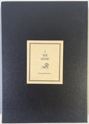 Lot 190C - GEORGE HARRISON - I ME MINE SIGNED GENESIS PUBLICATIONS BOOK
