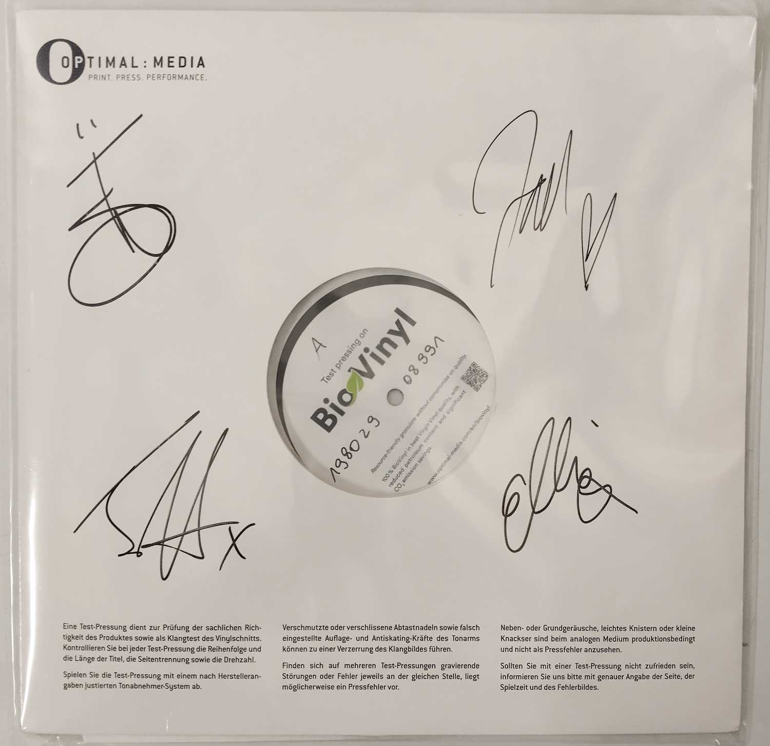 Lot 1 - WOLF ALICE - THE CLEARING SIGNED WHITE LABEL TEST PRESSING LP