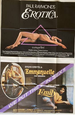 Lot 44 - BRENT WALKER ADULT FILMS - POSTERS AND PROMOTIONAL ITEMS.