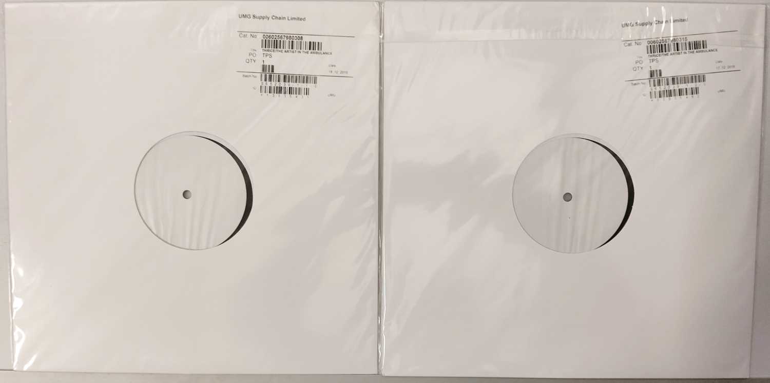 Lot 5 - THRICE - THE ARTIST IN THE AMBULANCE WHITE LABEL TEST PRESSING 2XLP