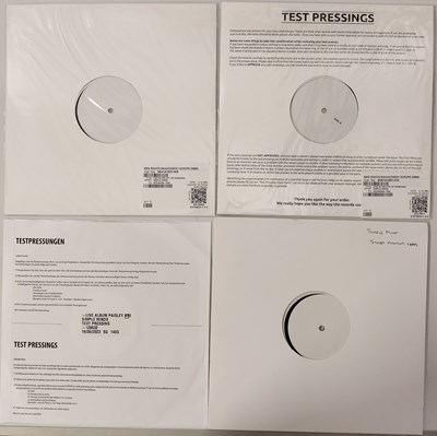 Lot 10 - SIMPLE MINDS WHITE LABEL TEST PRESSING LP PACK