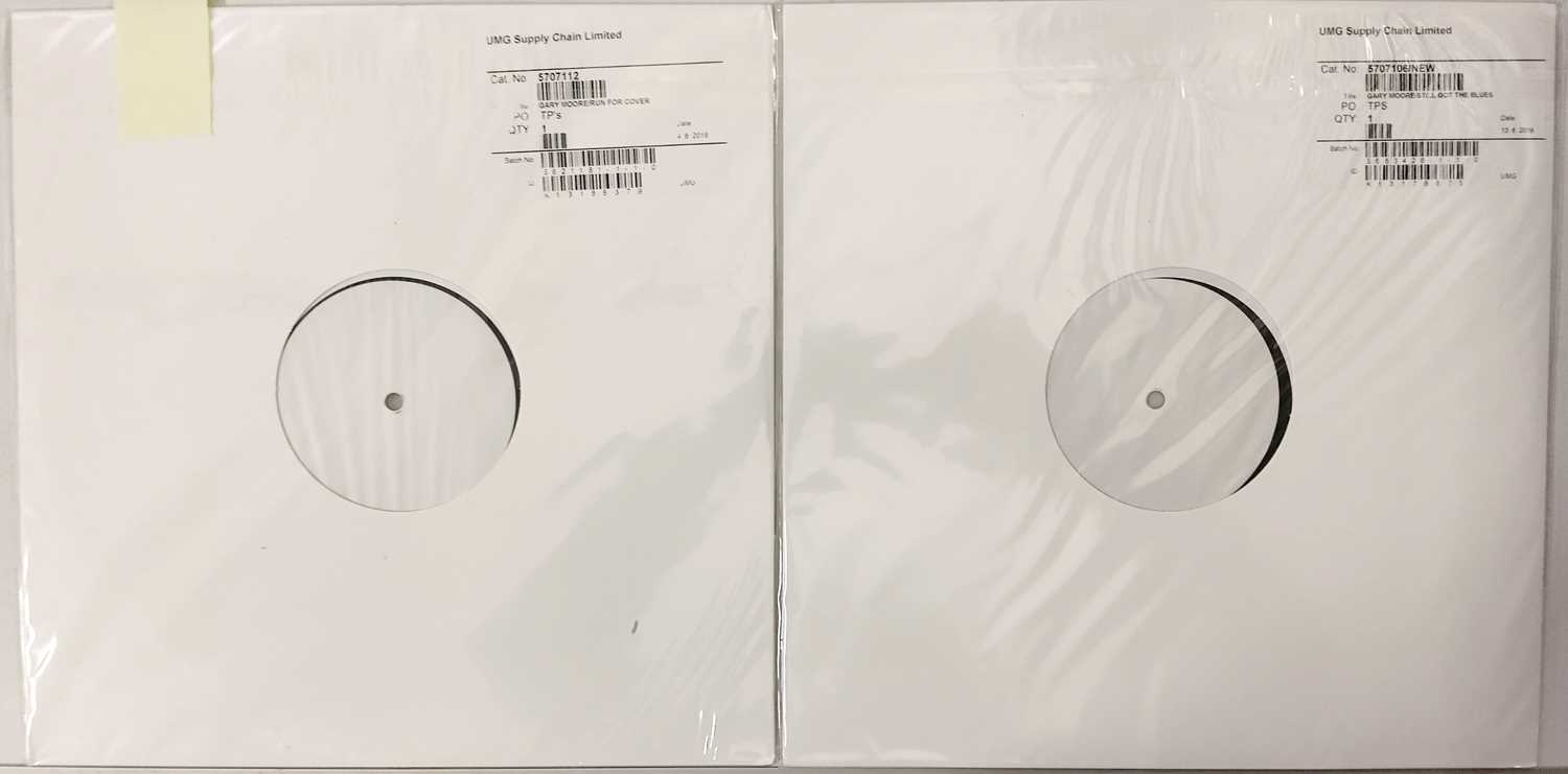 Lot 11 - GARY MOORE WHITE LABEL TEST PRESSING LP COLLECTION