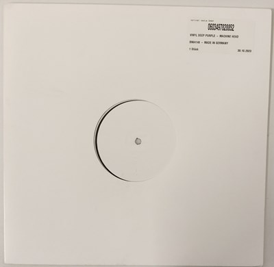 Lot 14 - DEEP PURPLE - MACHINE HEAD WHITE LABEL TEST PRESSING