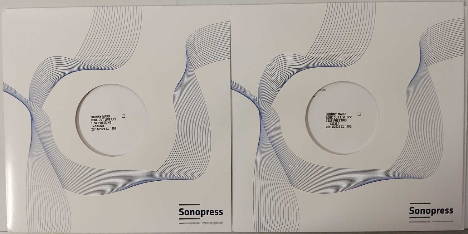 Lot 15 - JOHNNY MARR - LOOK OUT LIVE 2XLP WHITE LABEL TEST PRESSING