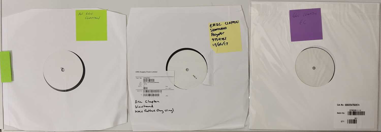 Lot 20 - ERIC CLAPTON WHITE LABEL TEST PRESSING LP PACK