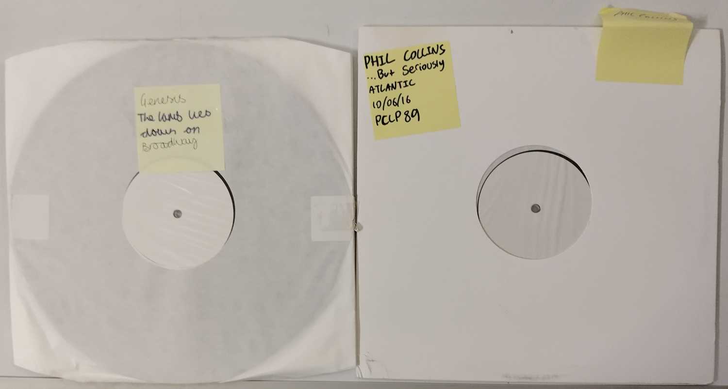 Lot 21 - GENESIS AND PHIL COLLINS WHITE LABEL TEST PRESSING LP PACK