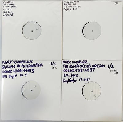 Lot 24 - MARK KNOPFLER AND DIRE STRAITS WHITE LABEL TEST PRESSING LP PACK