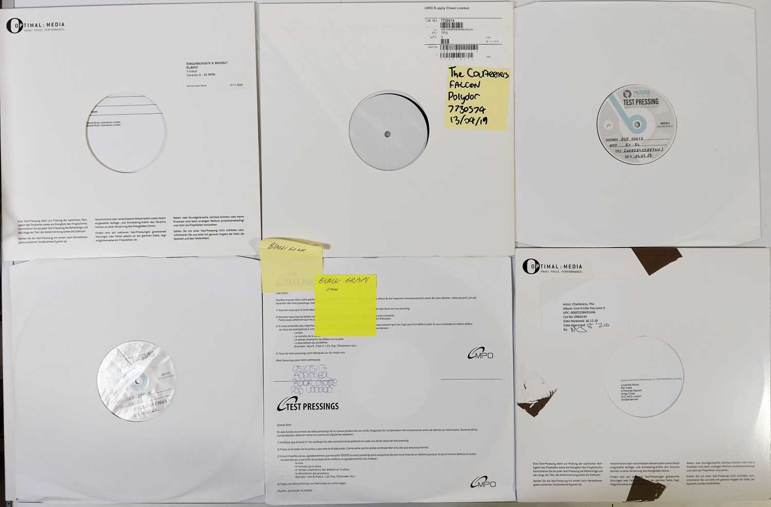 Lot 25 - MANCHESTER AND LIVERPOOL ICONS WHITE LABEL TEST PRESSING PACK