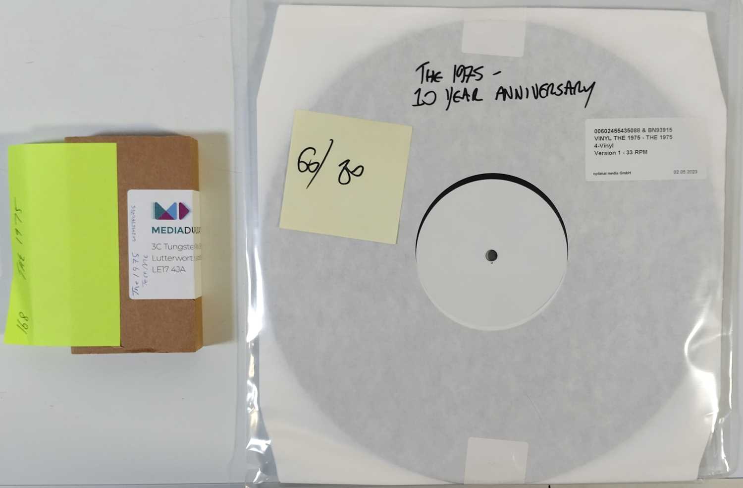 Lot 29 - THE 1975 WHITE LABEL TEST PRESSING CASSETTE AND LP PACK