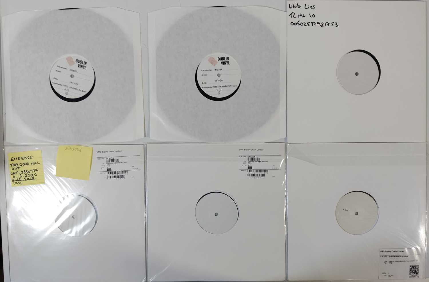 Lot 32 - INDIE/ALT/POP WHITE LABEL TEST PRESSING COLLECTION