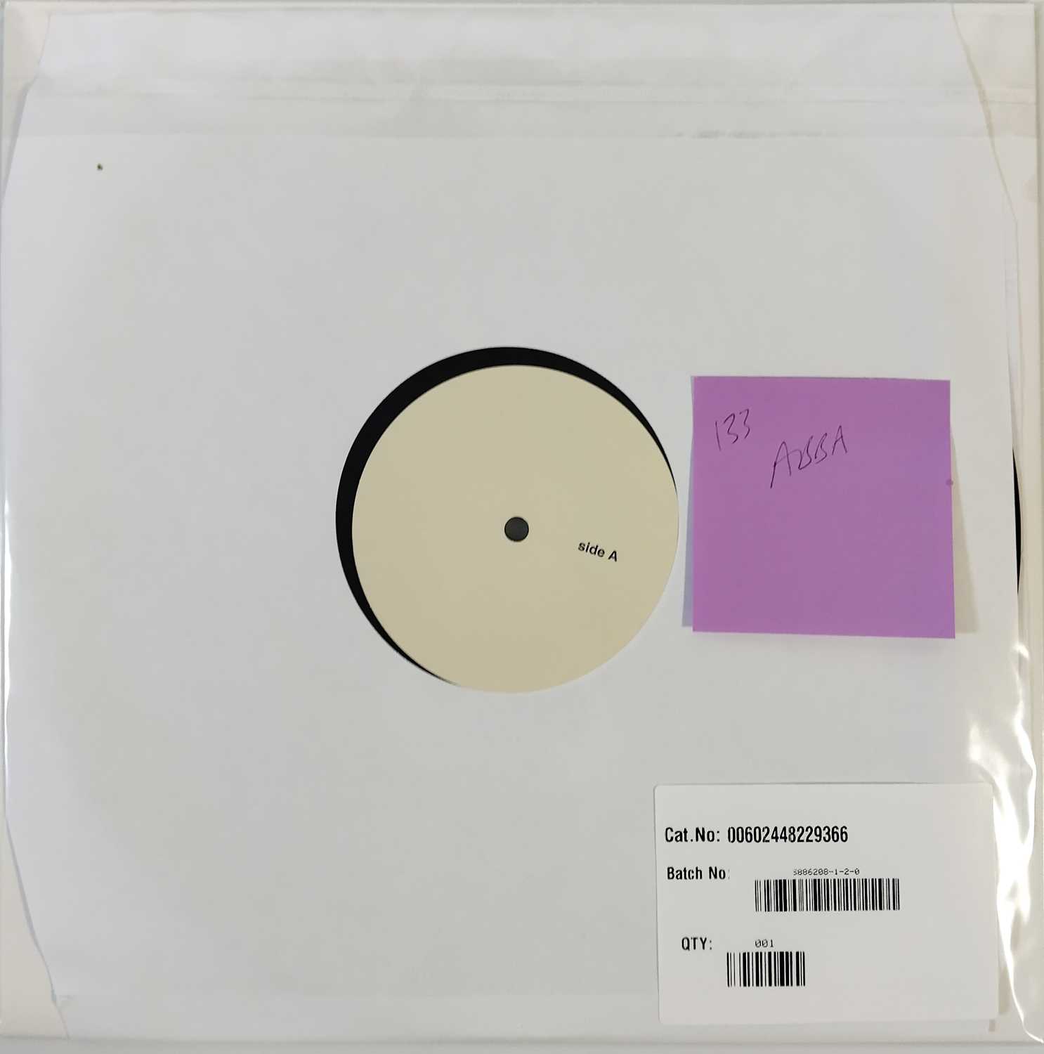 Lot 33 - ABBA WHITE LABEL TEST PRESSING LP