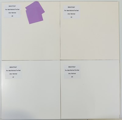 Lot 41 - MOTORHEAD - BETTER MOTORHEAD THAN DEAD LP BOXSET WHITE LABEL TEST PRESSING PACK