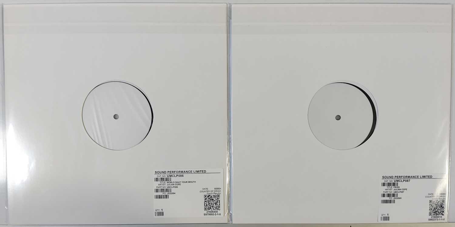 Lot 48 - JULIAN COPE WHITE LABEL TEST PRESSING LP PACK