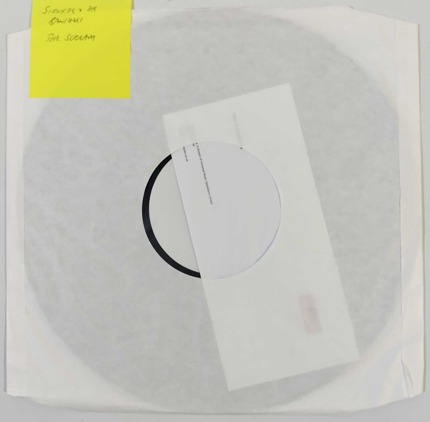 Lot 50 - SIOUXSIE AND THE BANSHEES - THE SCREAM WHITE LABEL TEST PRESSING LP