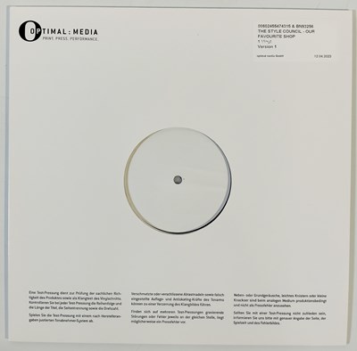 Lot 51 - THE STYLE COUNCIL - OUR FAVOURITE SHOP WHITE LABEL TEST PRESSING LP