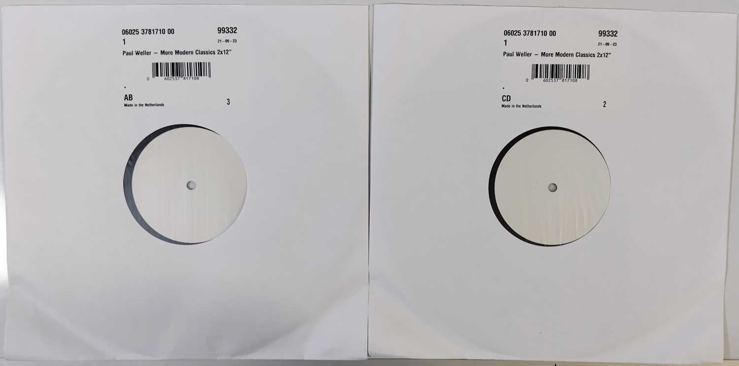 Lot 53 - PAUL WELLER - MORE MODERN CLASSICS WHITE LABEL TEST PRESSING 2XLP