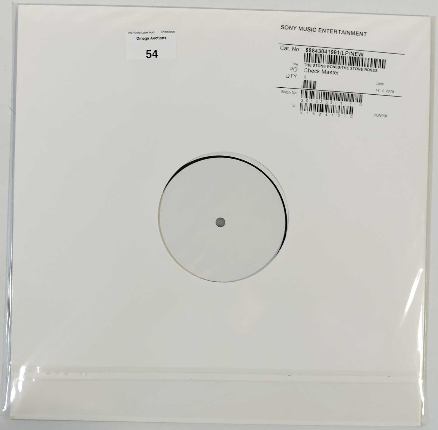 Lot 54 - THE STONE ROSES - THE STONE ROSES WHITE LABEL TEST PRESSING LP