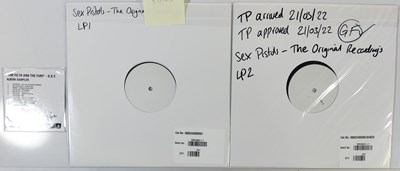 Lot 58 - THE SEX PISTOLS - THE ORIGINAL RECORDINGS WHITE LABEL TEST PRESSING 2XLP