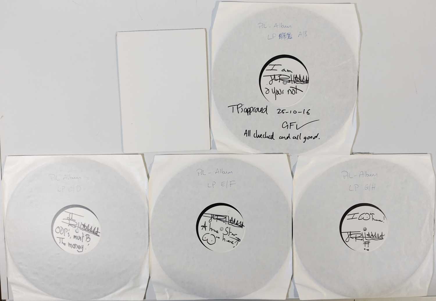Lot 64 - PUBLIC IMAGE LTD - ALBUM (EXPANDED EDITION) WHITE LABEL TEST PRESSING 4xLP)
