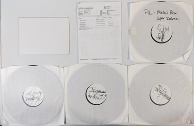 Lot 65 - PUBLIC IMAGE LTD - METAL BOX WHITE LABEL TEST PRESSING 4XLP