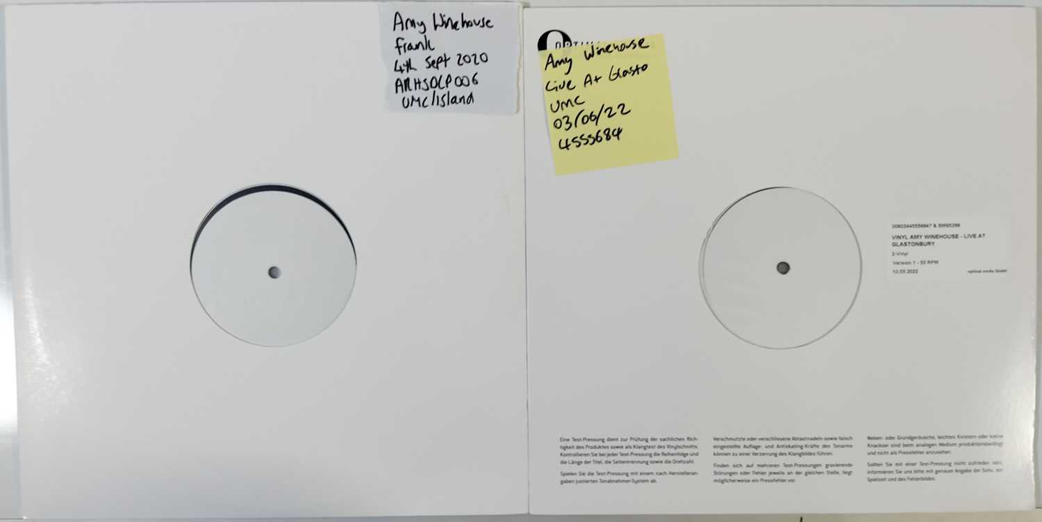 Lot 68 - AMY WINEHOUSE WHITE LABEL TEST PRESSING LP PACK