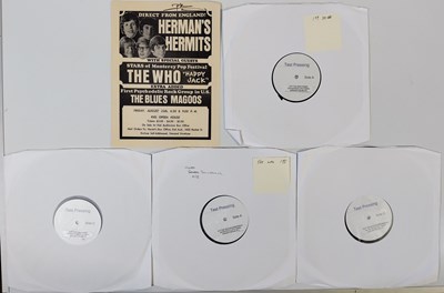 Lot 74 - THE WHO WHITE LABEL TEST PRESSING LP PACK