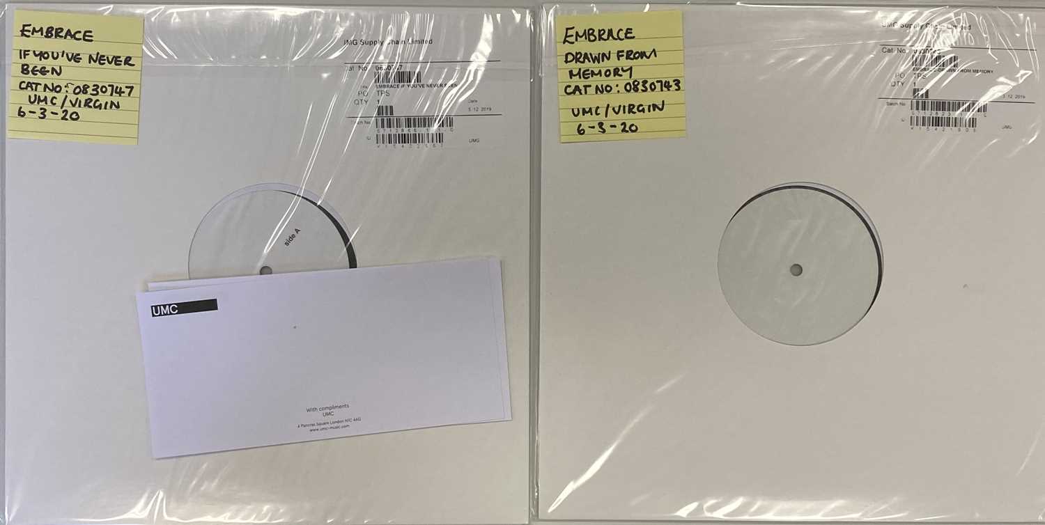 Lot 15 - EMBRACE - WHITE LABEL TEST PRESSING LPs (2020 PRESSINGS)