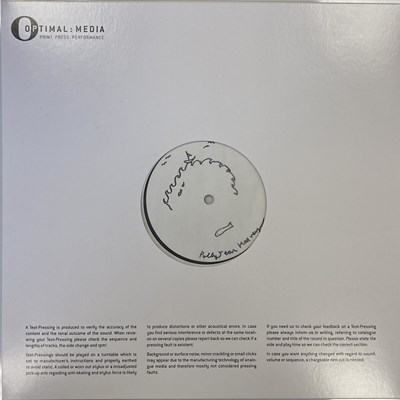 Lot 16 - PJ HARVEY - STORIES FROM THE CITY, STORIES FROM THE SEA LP (SIGNED & ILLUSTRATED WHITE LABEL TEST PRESSING - 2021 RELEASE)